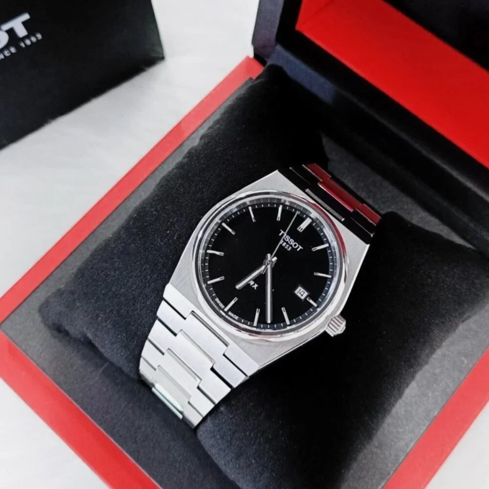 Men Tissot 40mm Classic PRX Black  Watch